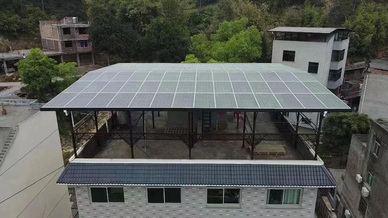 福鼎15kw+10kwh自建别墅家庭光伏储能系统